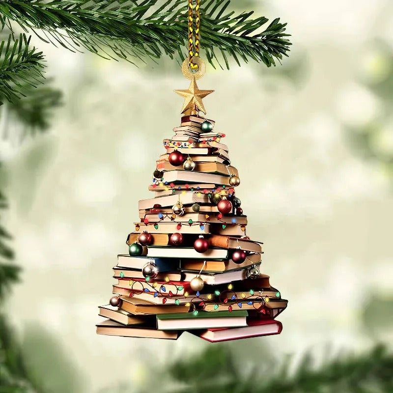 Christmas Book Tree Ornament