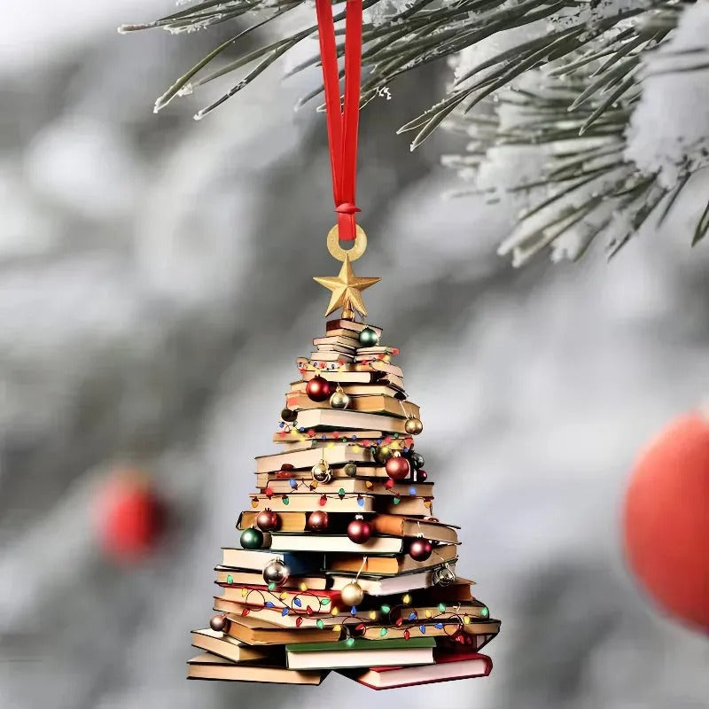 Christmas Book Tree Ornament