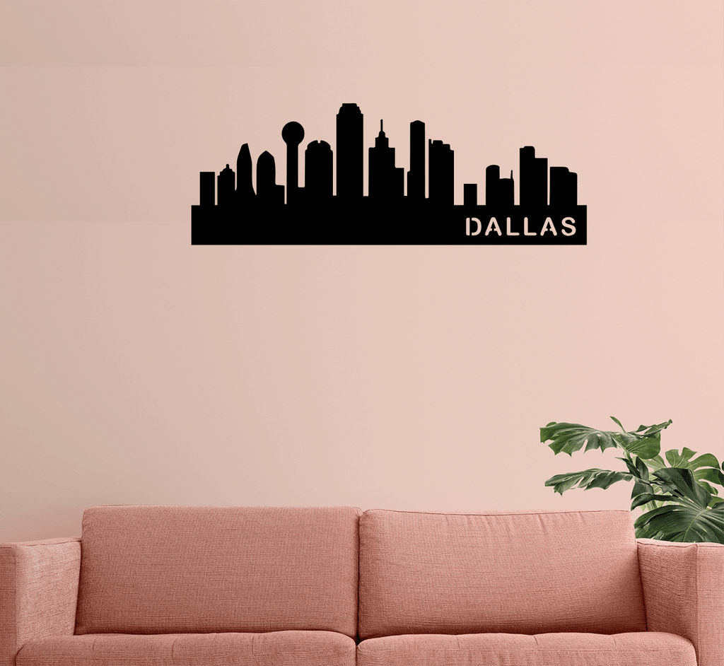 Dallas Skyline - Metal Wall Art