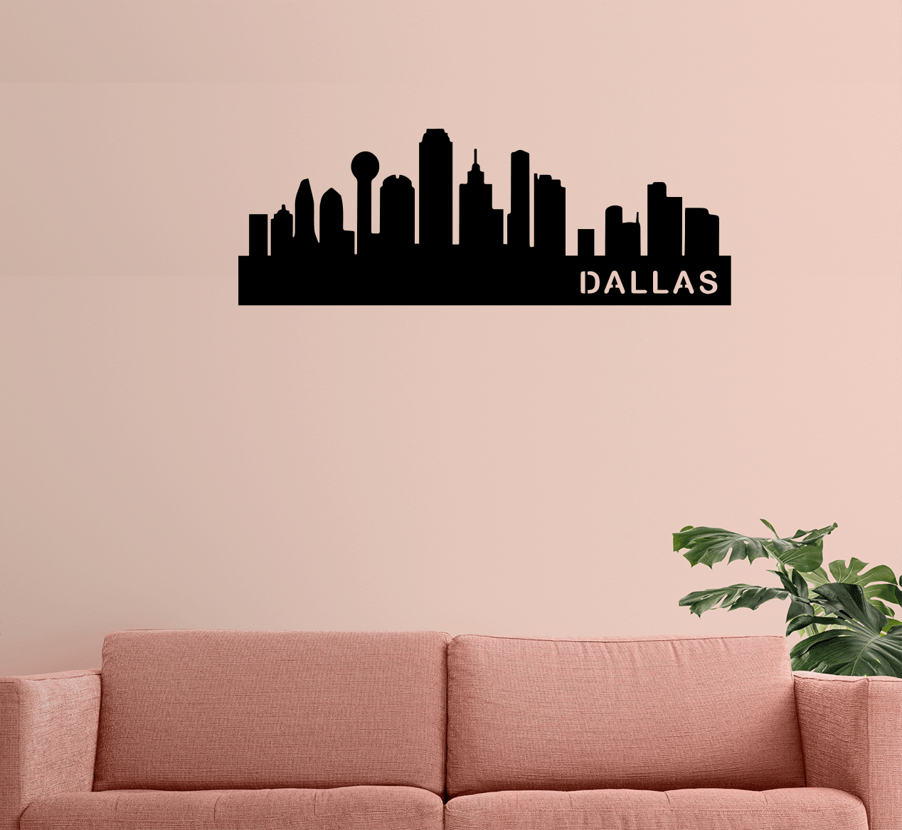 Dallas Skyline - Metal Wall Art