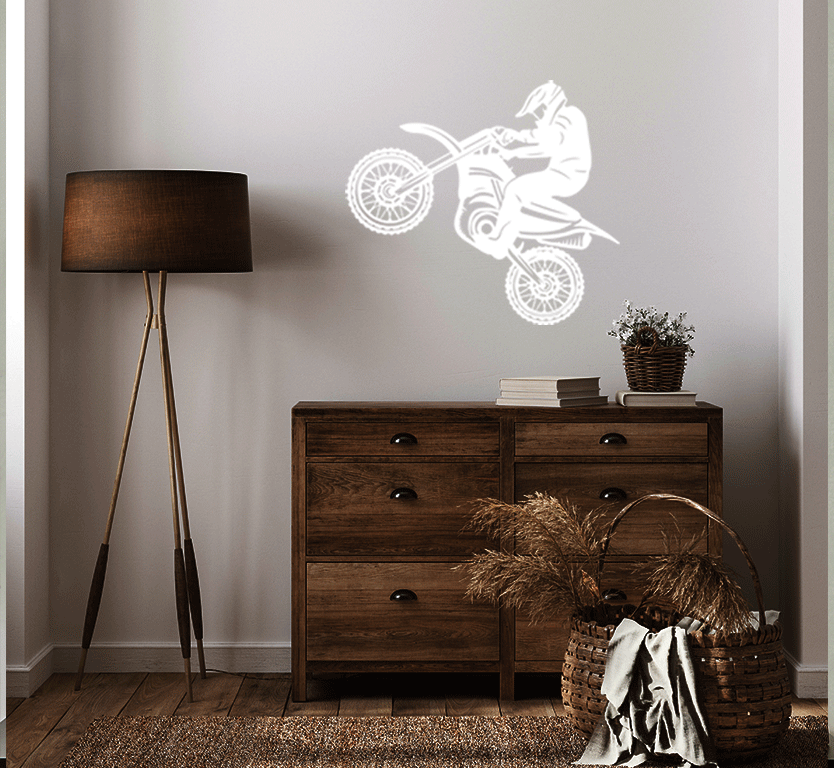 Dirt Biker - Metal Wall Art
