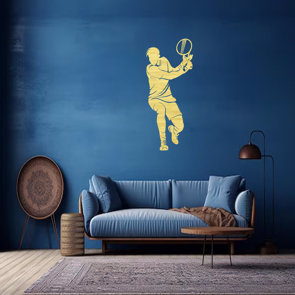 Tennis Player - Metal Wall Art