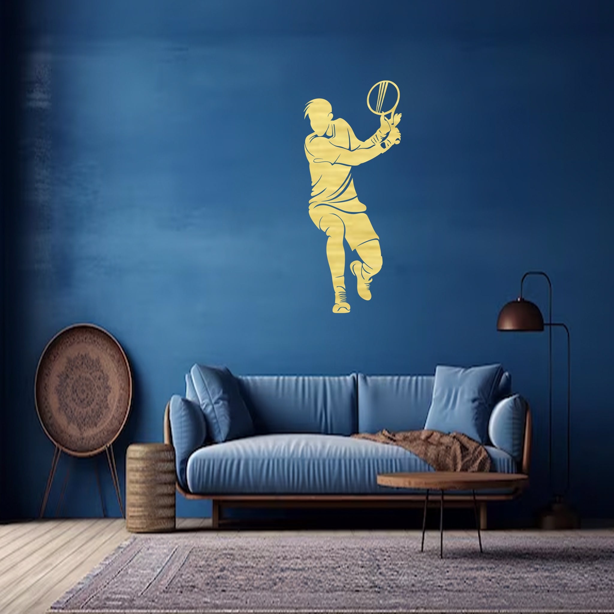 Tennis Player - Metal Wall Art