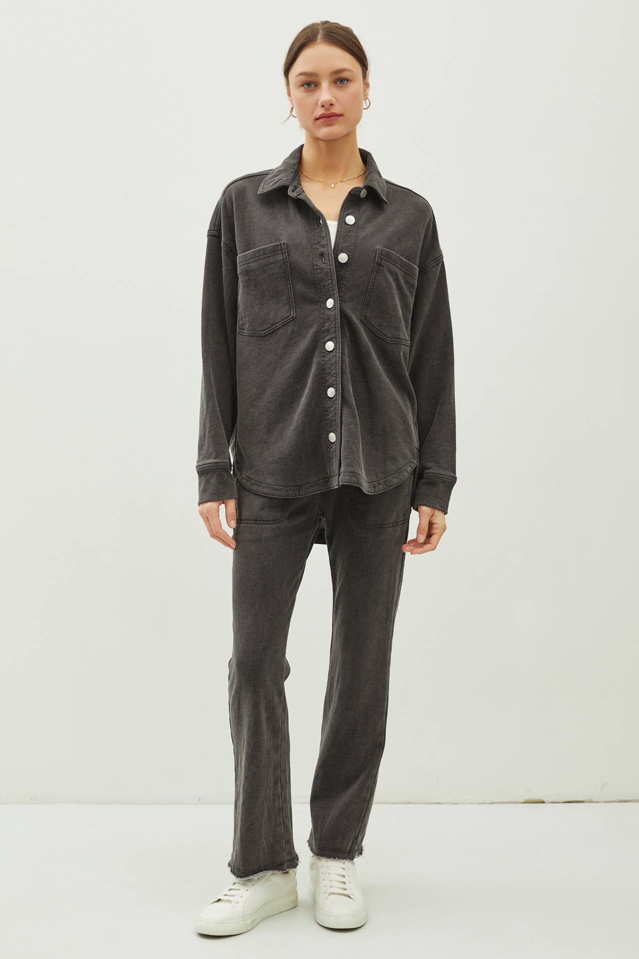 Cotton Fleece Oversized Jacket