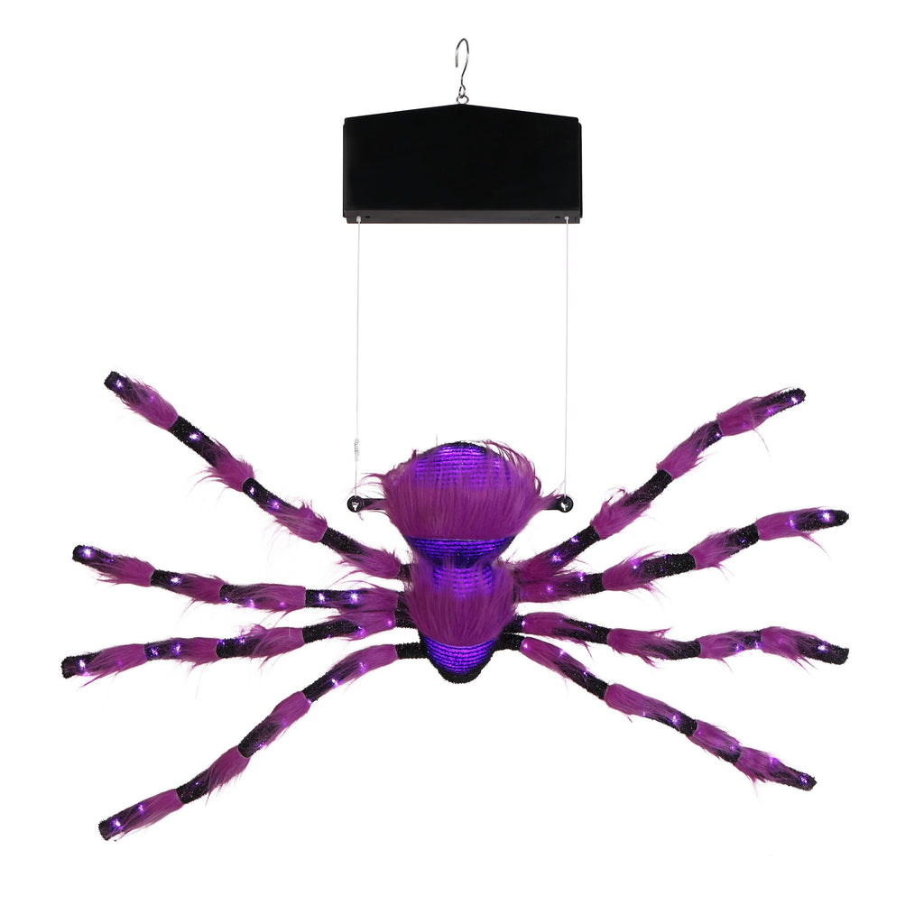 9 ft. Animated Outdoor Halloween Climbing Spider
