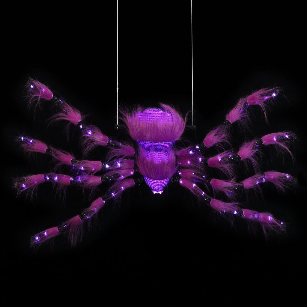 9 ft. Animated Outdoor Halloween Climbing Spider