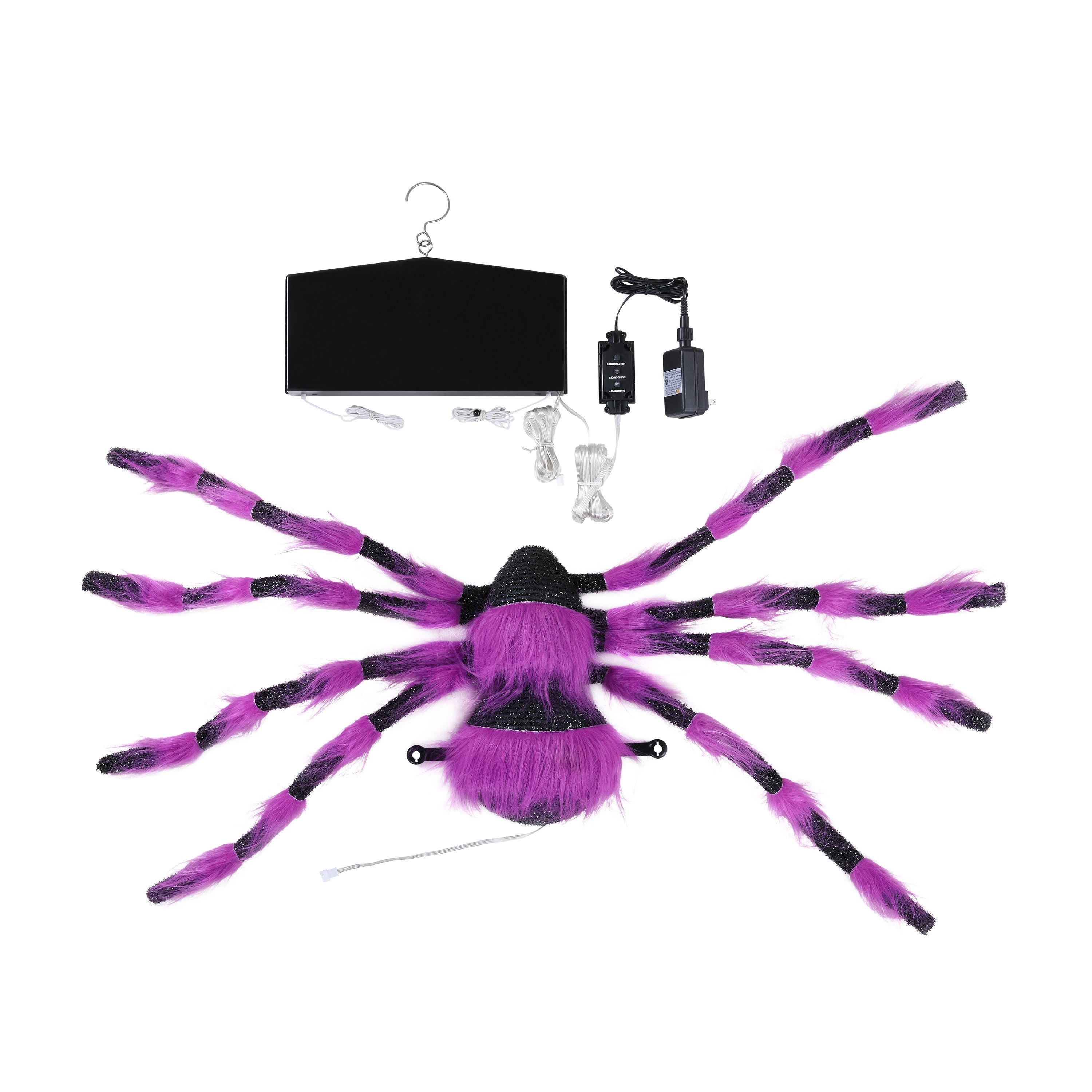 9 ft. Animated Outdoor Halloween Climbing Spider