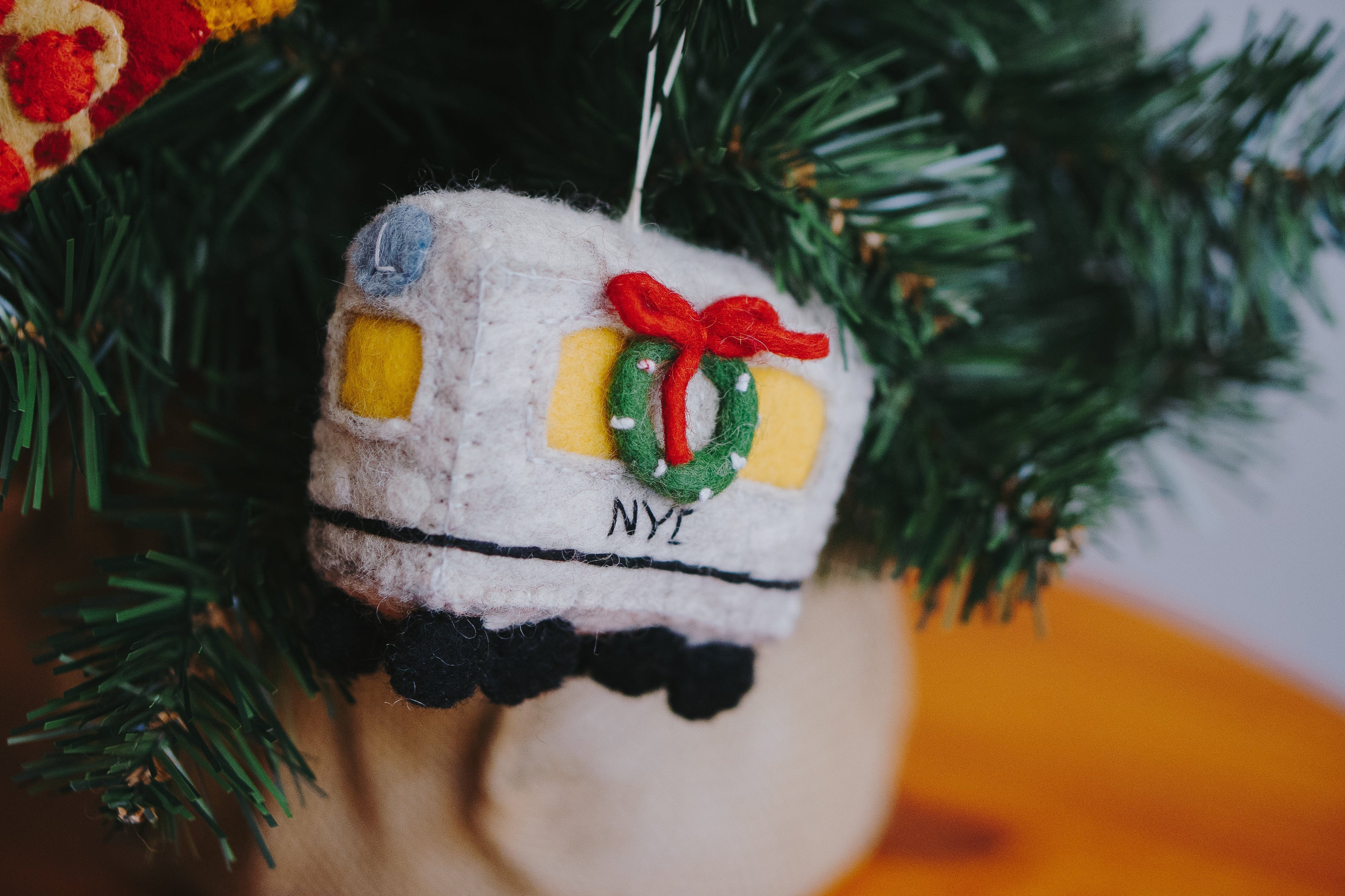 Felt Subway Ornament