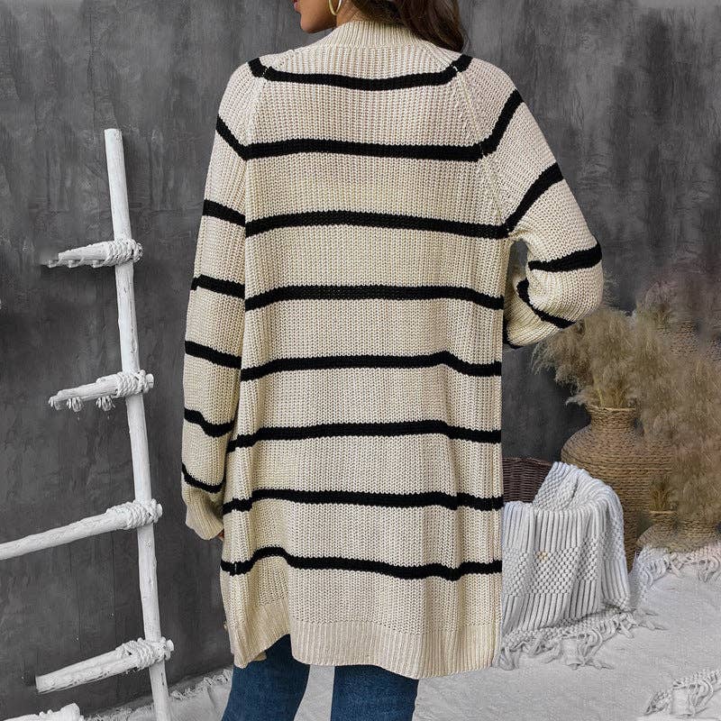 Allison Striped Cardigan