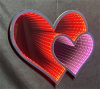 Infinity Double Heart 15.75"