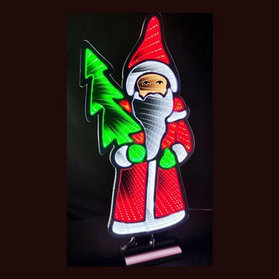 Infinity Santa with Tree 23.5"
