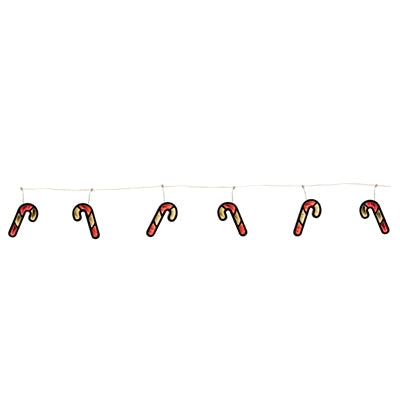 Infinity Candy Cane Garland 68"