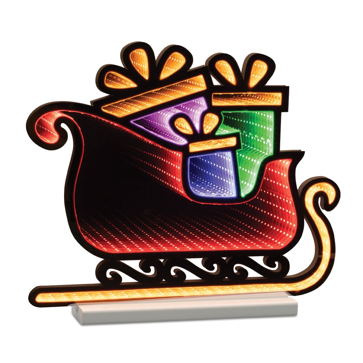 Sleigh w/ Packages Infinity Light 17" x 14.5"