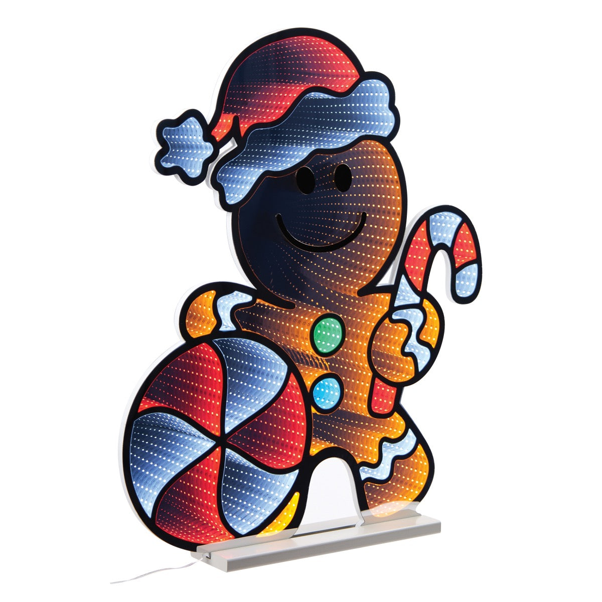 Gingerbread Man Infinity Light 29.5"
