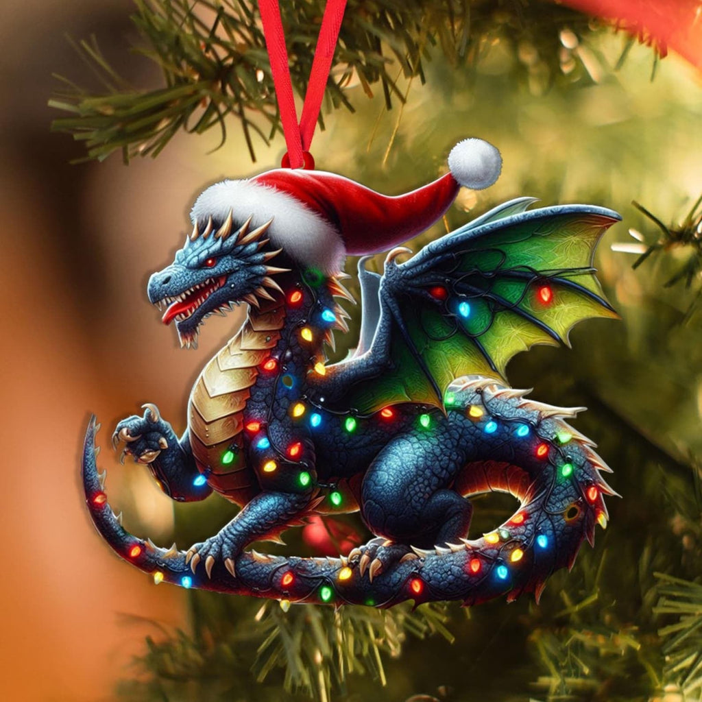 Christmas Dragon Ornaments