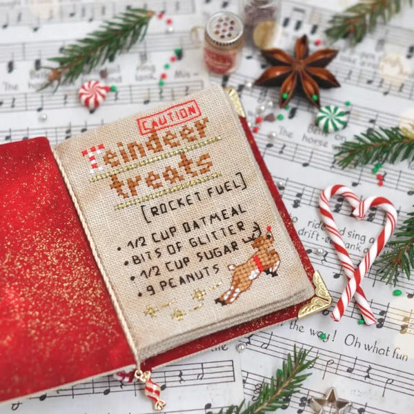 Mrs Claus Cookbook 3D Cross Stitch Kit