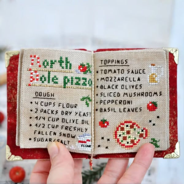 Mrs Claus Cookbook 3D Cross Stitch Kit