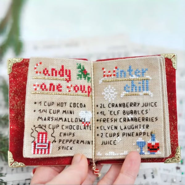 Mrs Claus Cookbook 3D Cross Stitch Kit