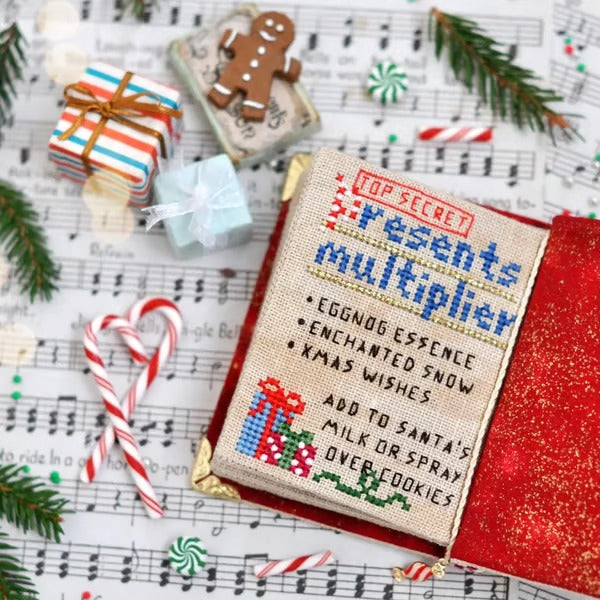 Mrs Claus Cookbook 3D Cross Stitch Kit