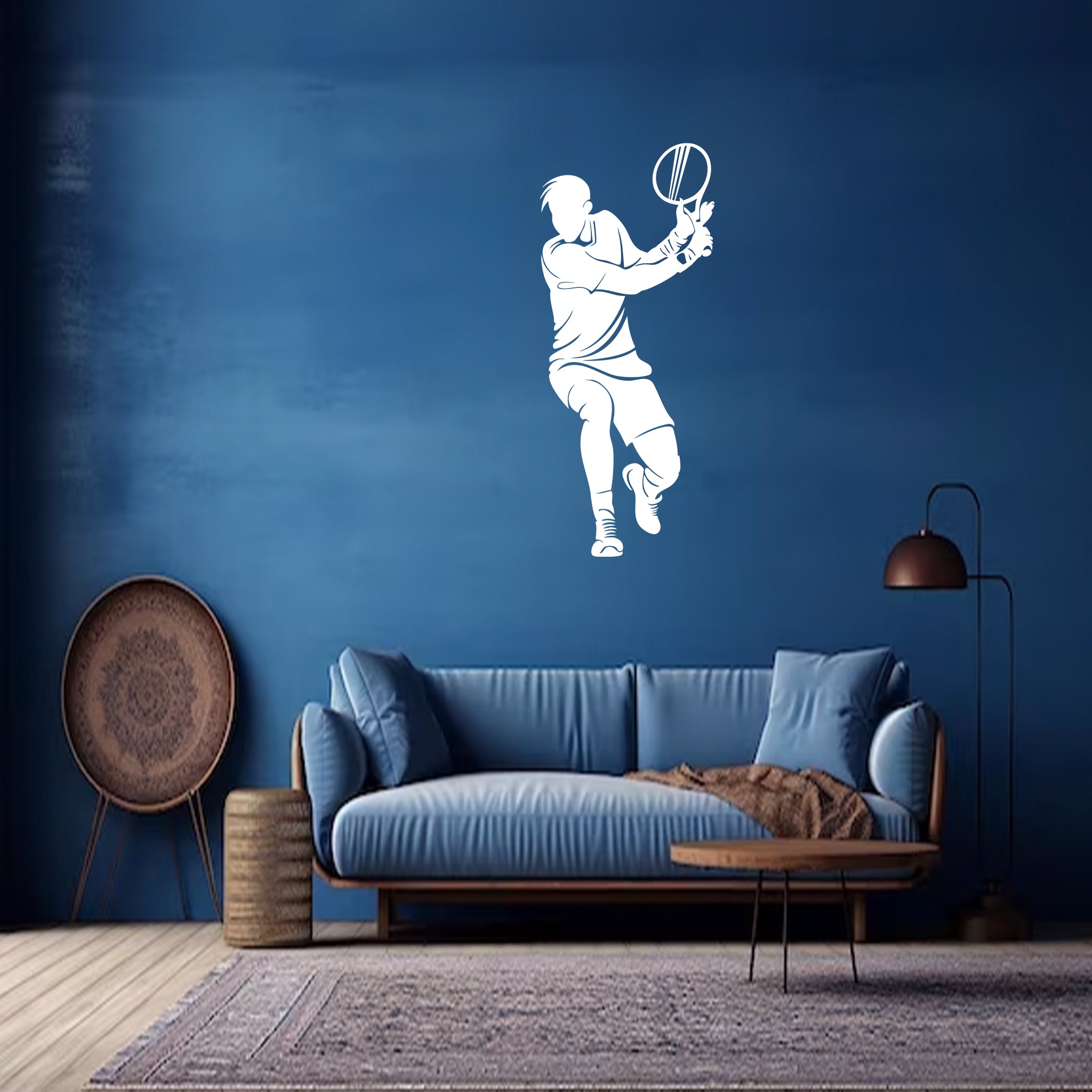 Tennis Player - Metal Wall Art