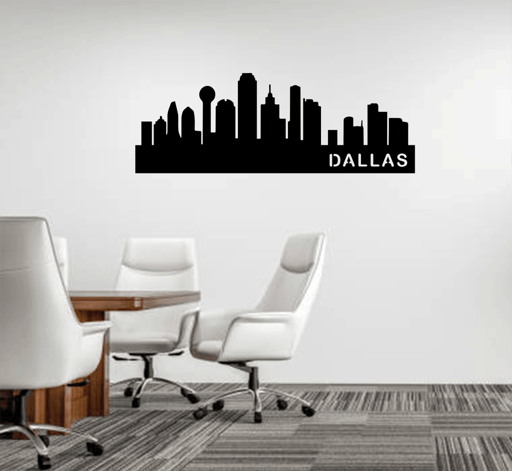 Dallas Skyline - Metal Wall Art