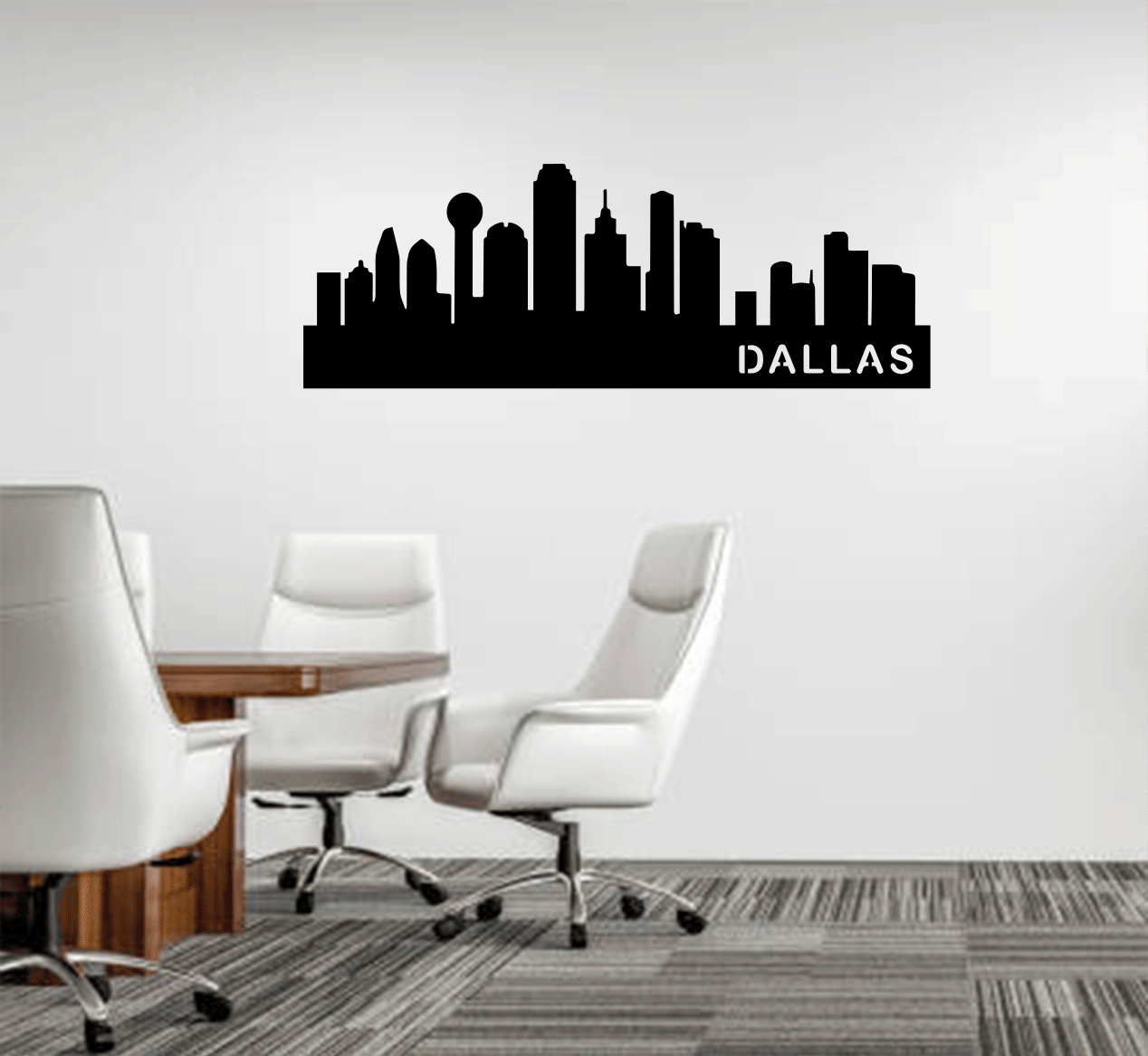 Dallas Skyline - Metal Wall Art