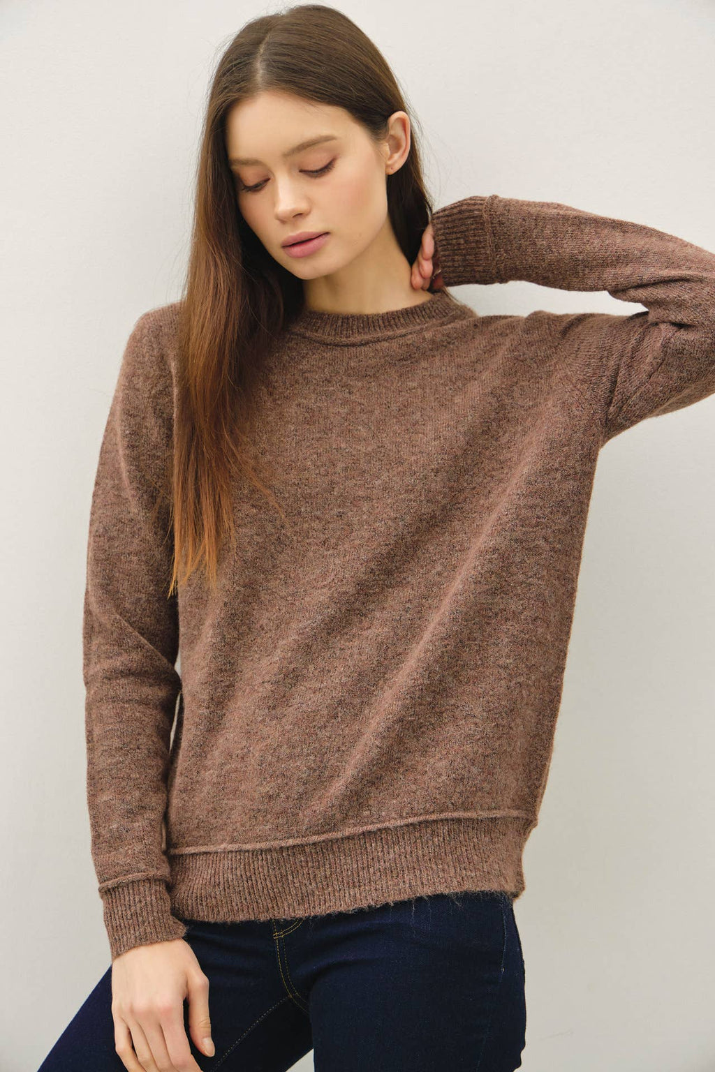 Brown Pullover Sweater