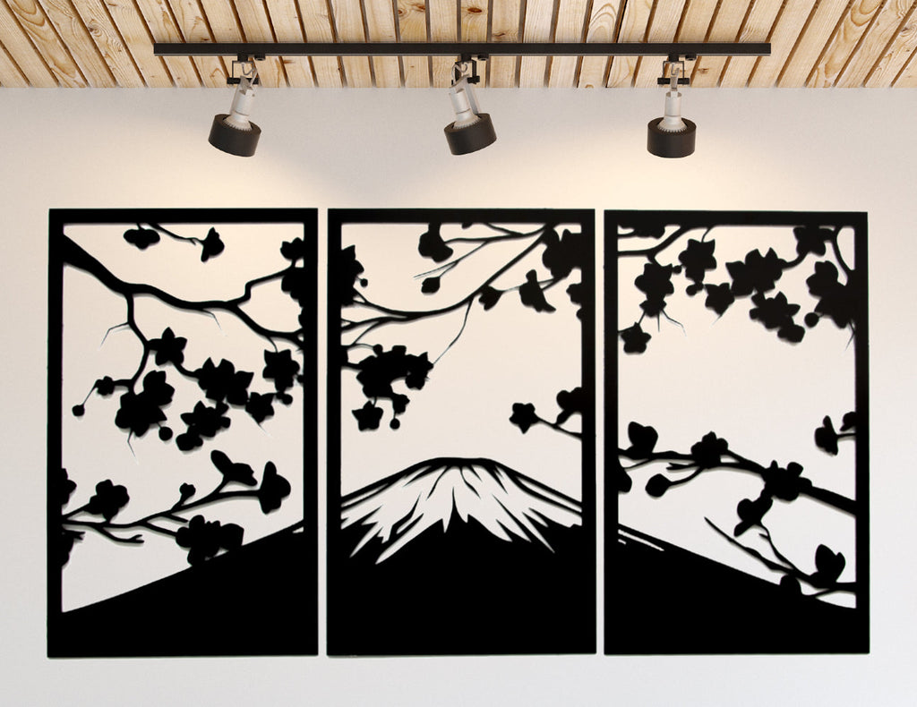 Sakura Cherry Blossom - Metal Wall Art