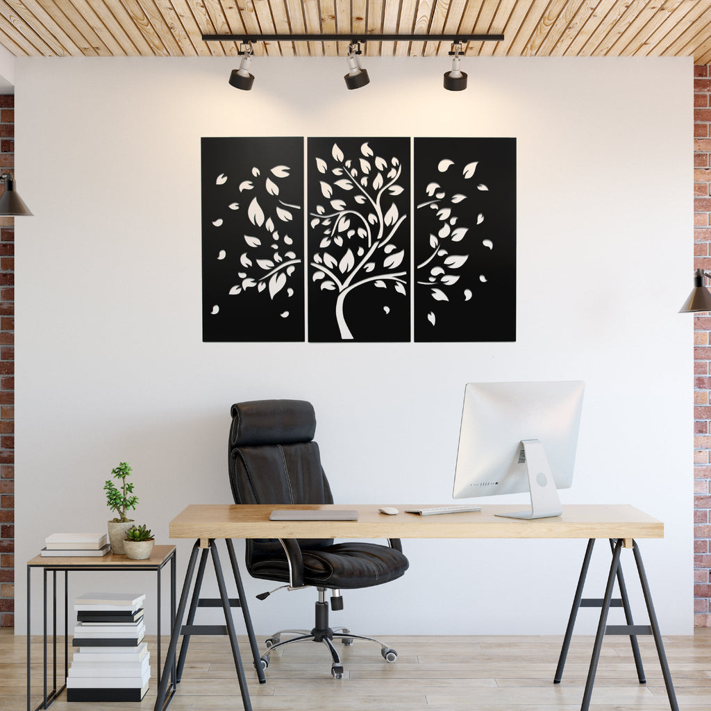 Tree (3 Piece) - Metal Wall Art