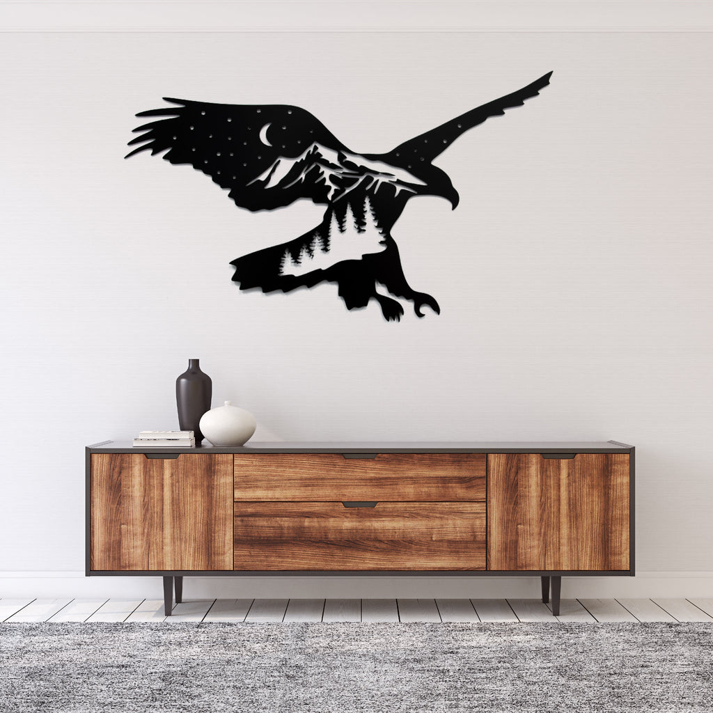 Mountain Eagle - Metal Wall Art