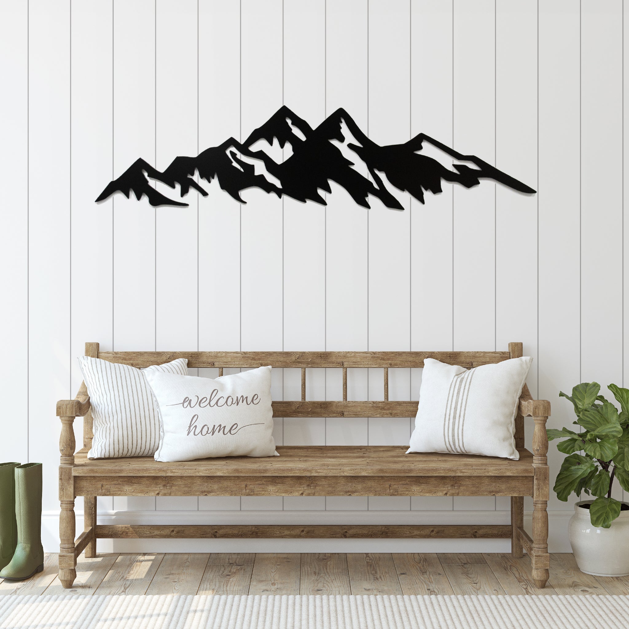 Mountains - Metal Wall Art