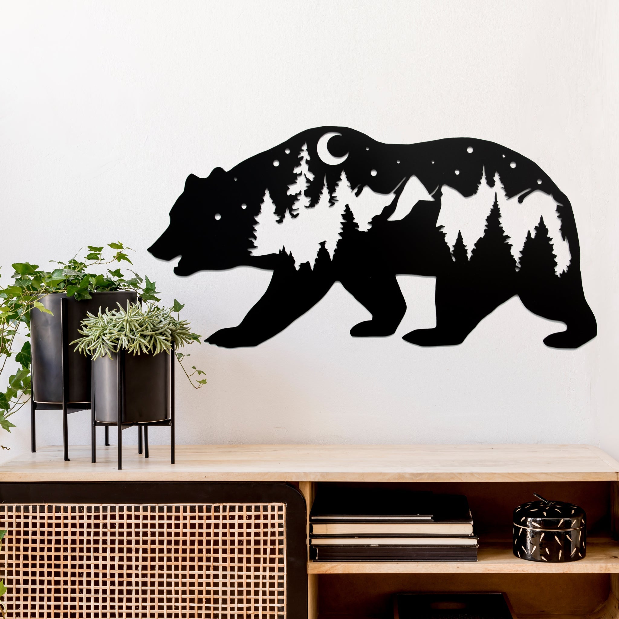 Bear - Metal Wall Art