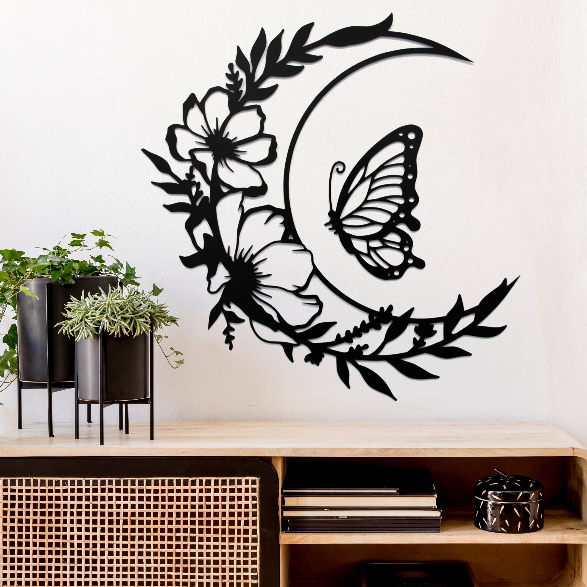 Flower Moon - Metal Wall Art