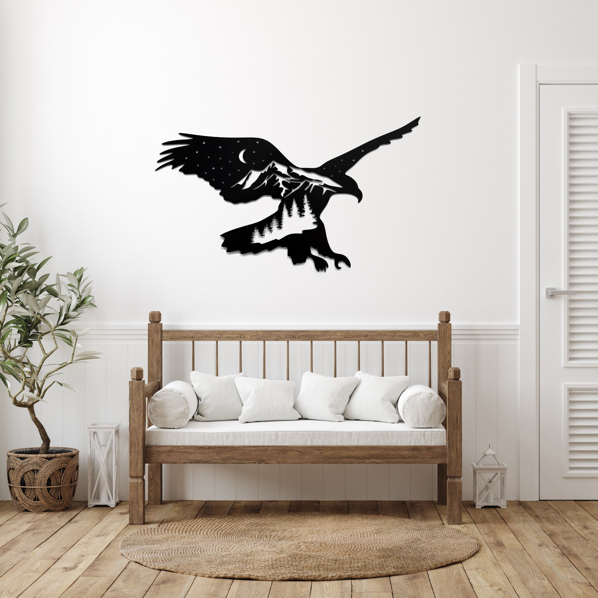 Mountain Eagle - Metal Wall Art