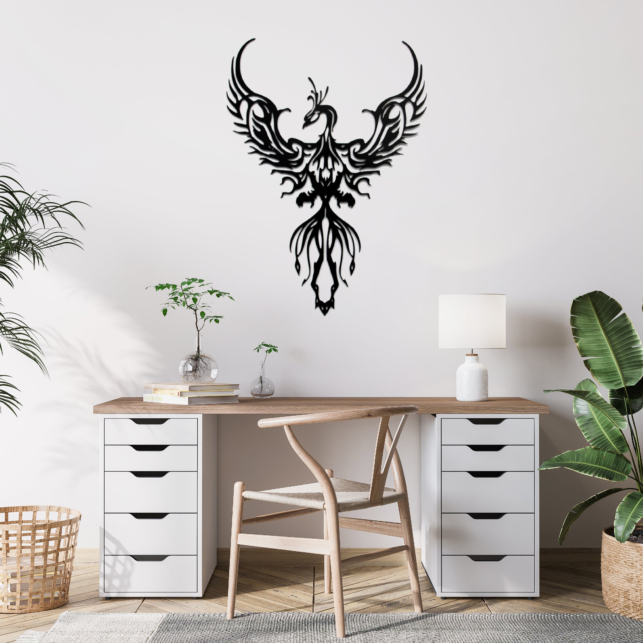 Rising Phoenix - Metal Wall Art