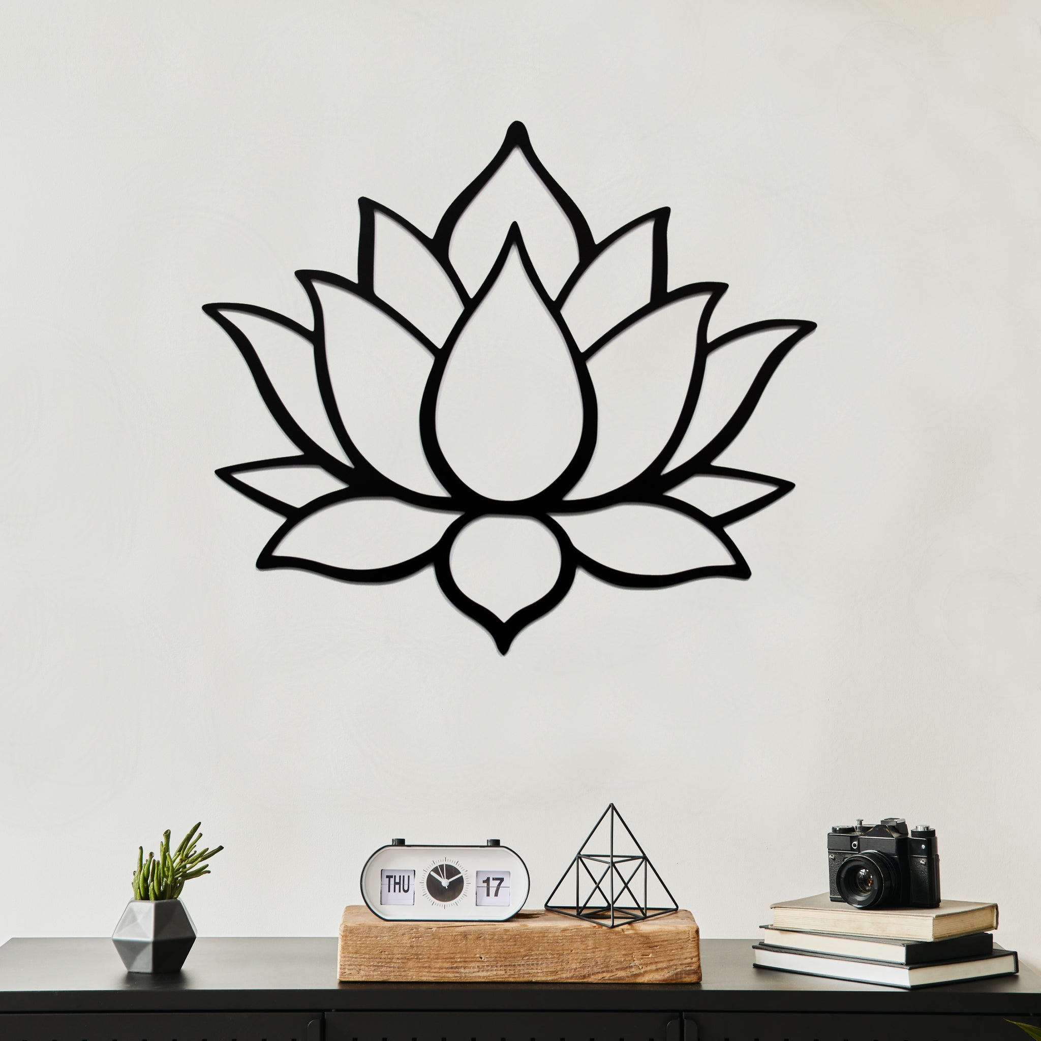 Lotus Flower - Metal Wall Art