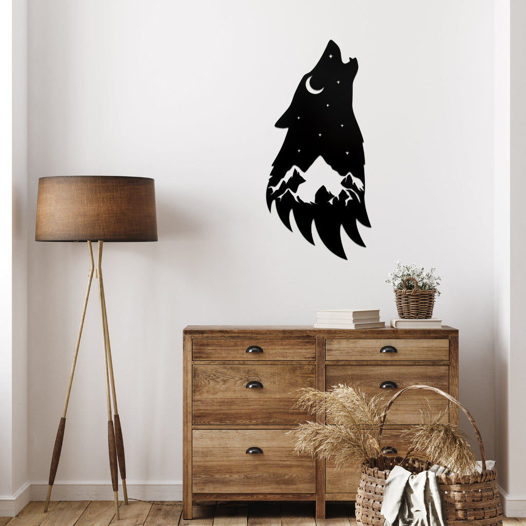 Wolf Head - Metal Wall Art