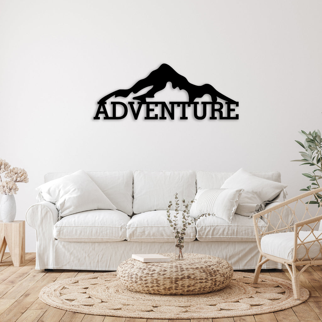 Adventure Mountains - Metal Wall Art