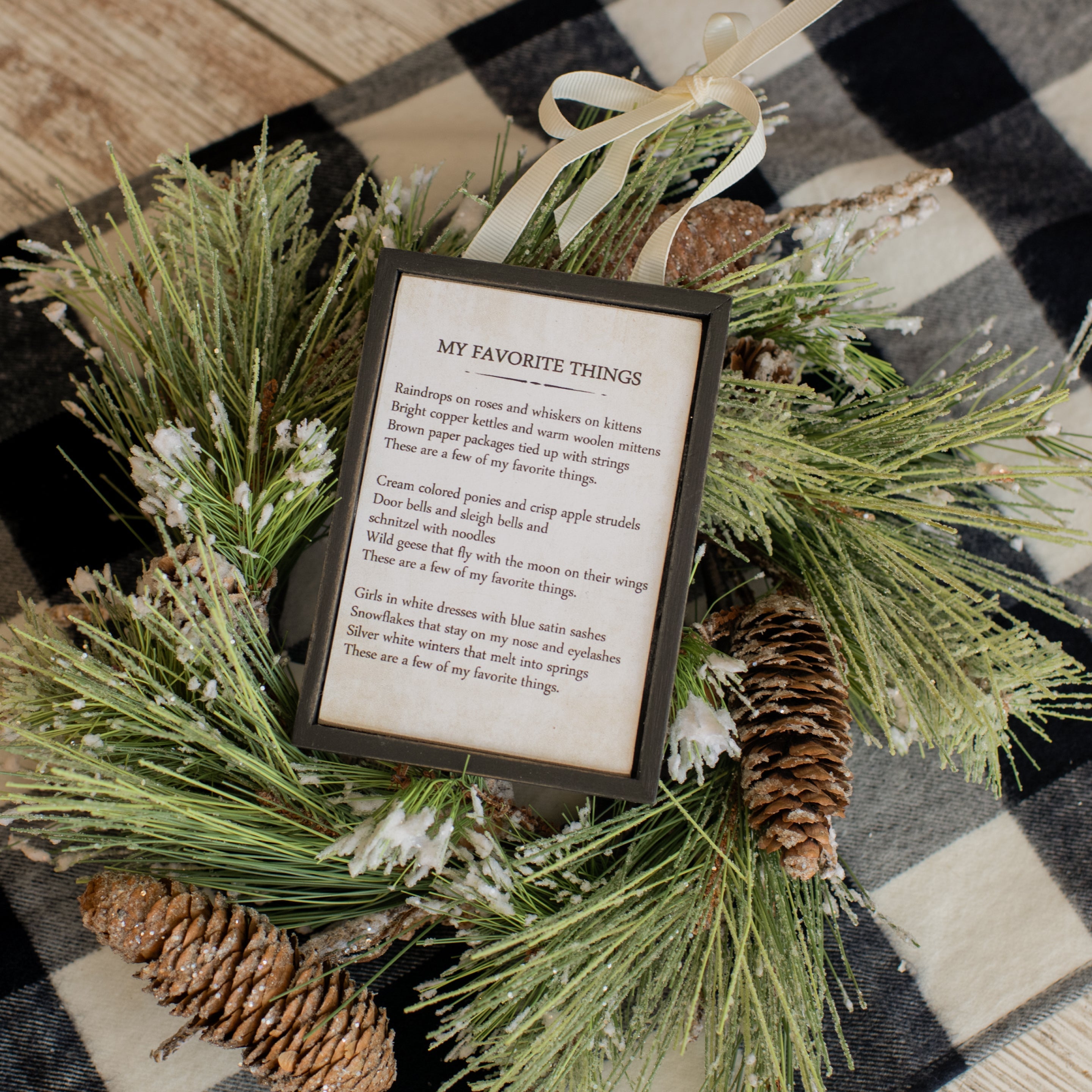 Framed Christmas Ornaments