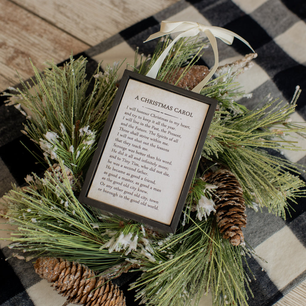 Framed Christmas Ornaments