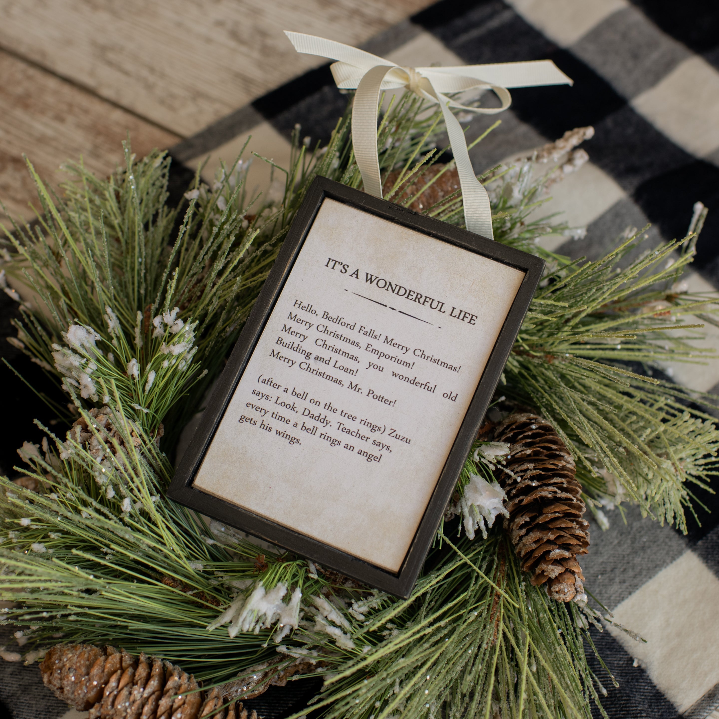 Framed Christmas Ornaments