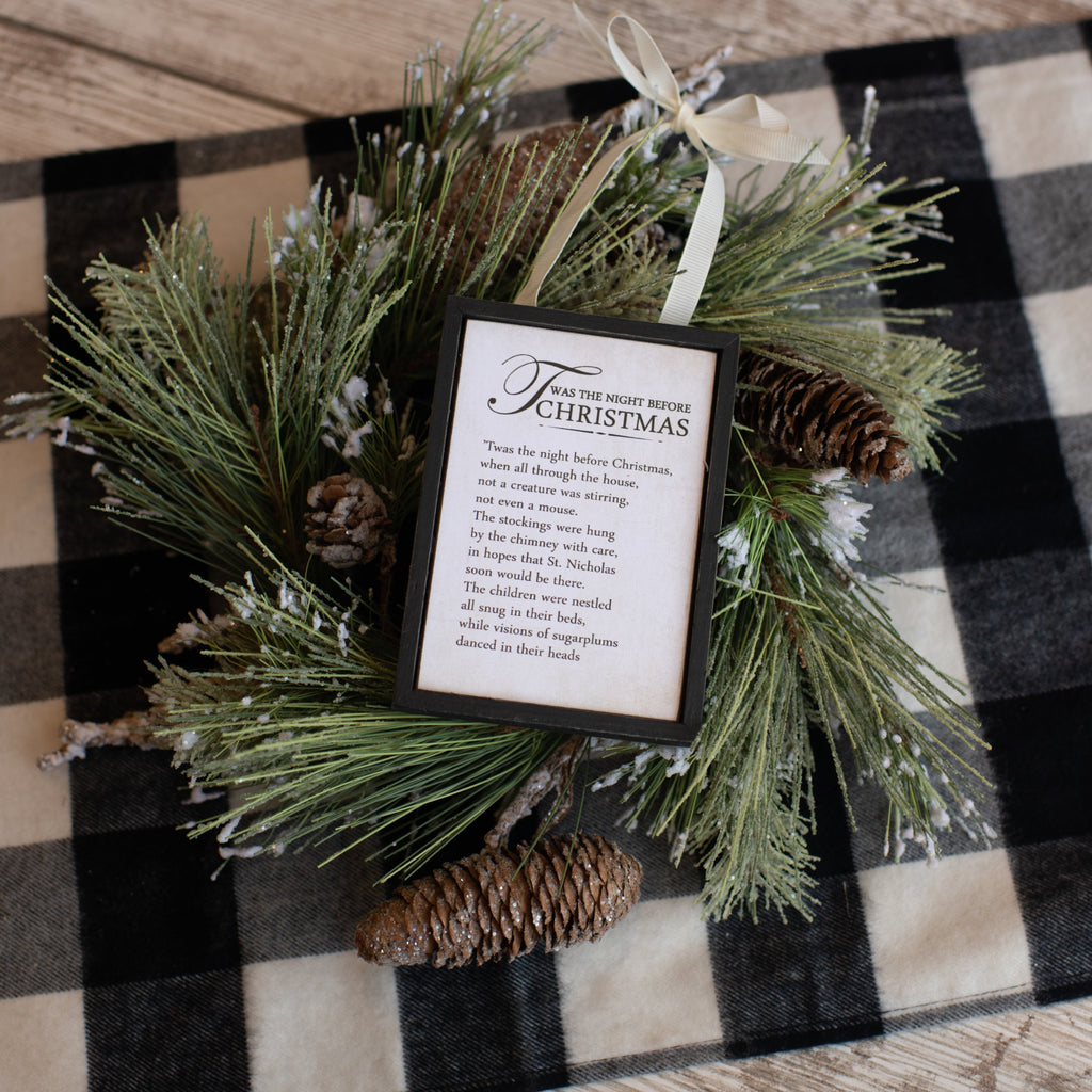 Framed Christmas Ornaments