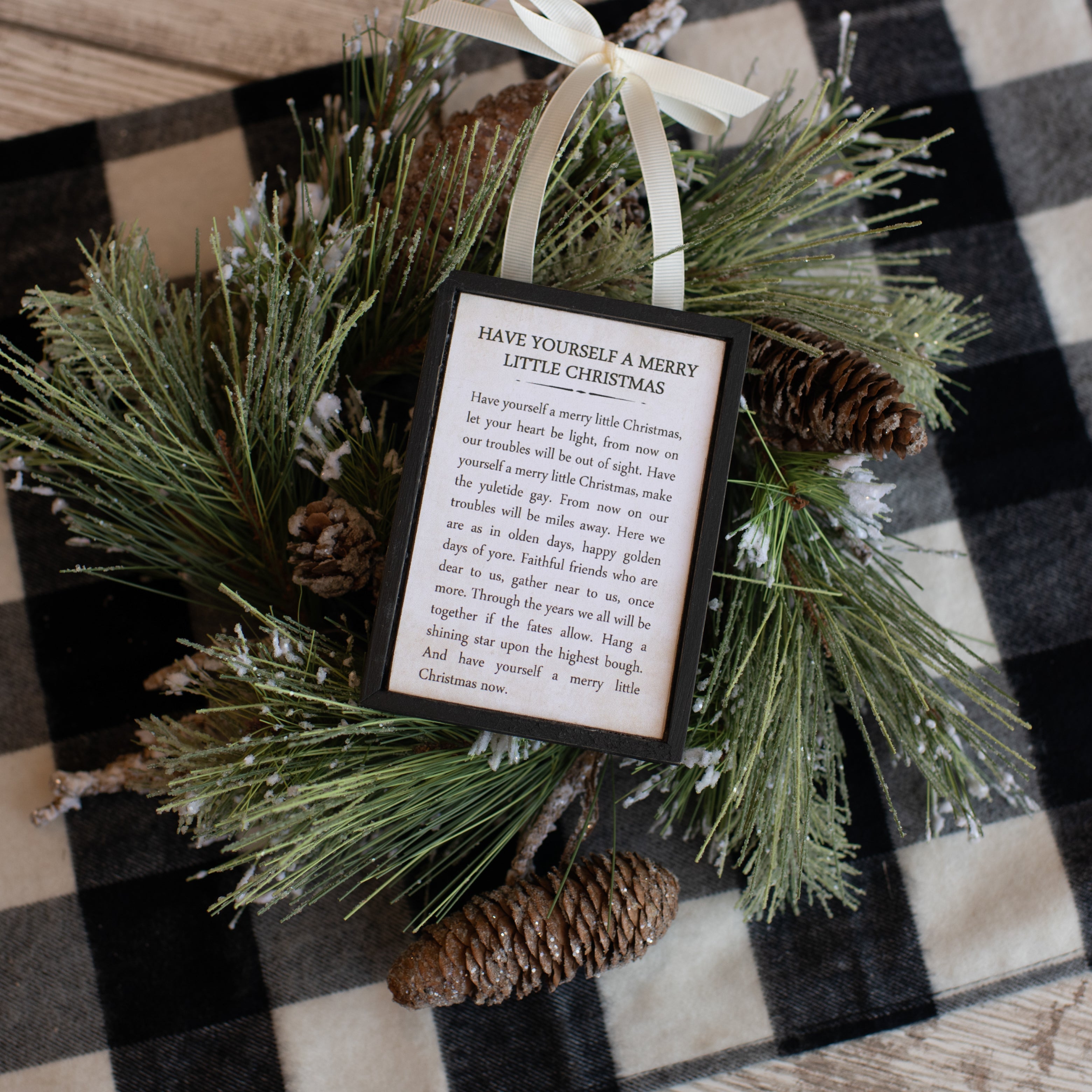 Framed Christmas Ornaments