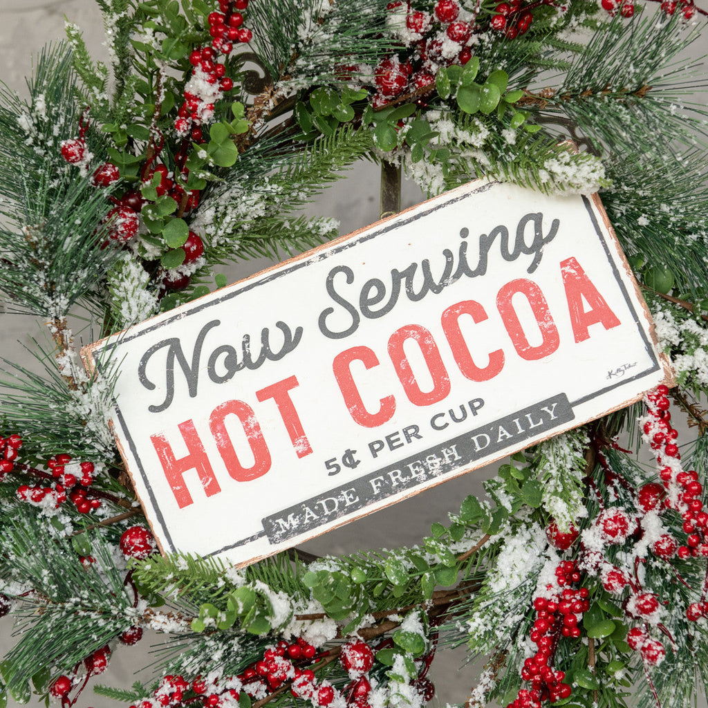 Serving Hot Cocoa Sign