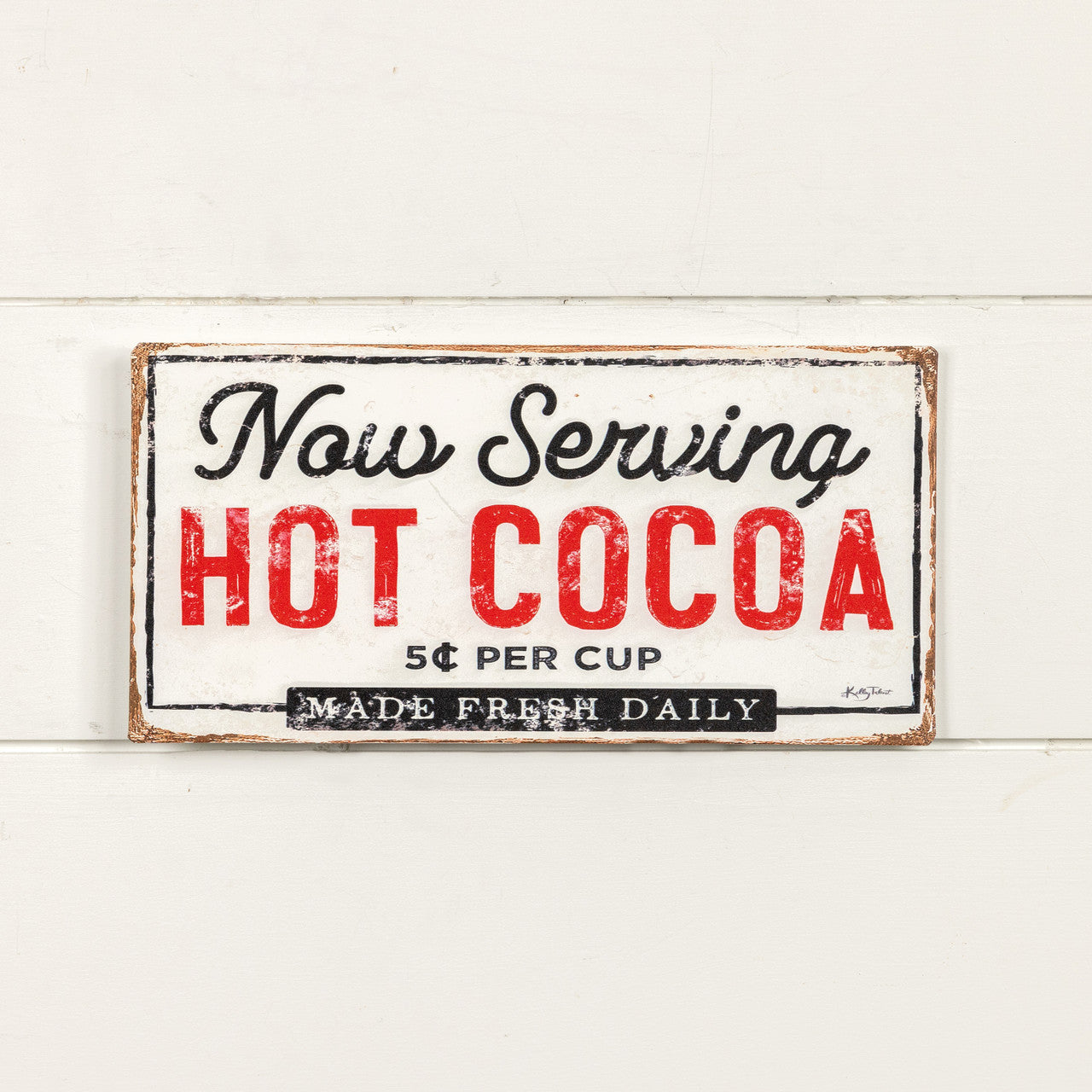 Serving Hot Cocoa Sign