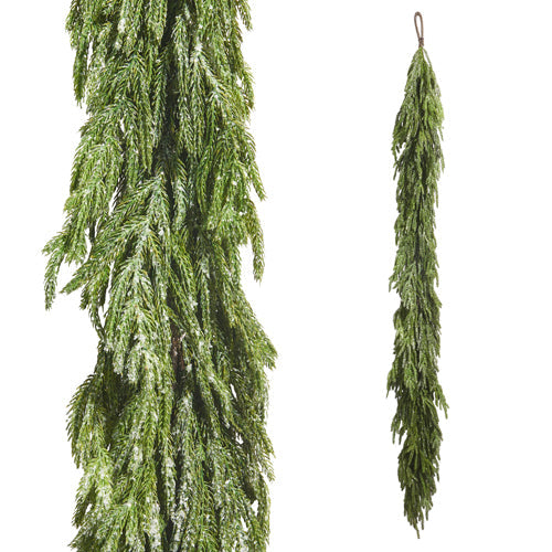 Glittered Norfolk Pine Garland