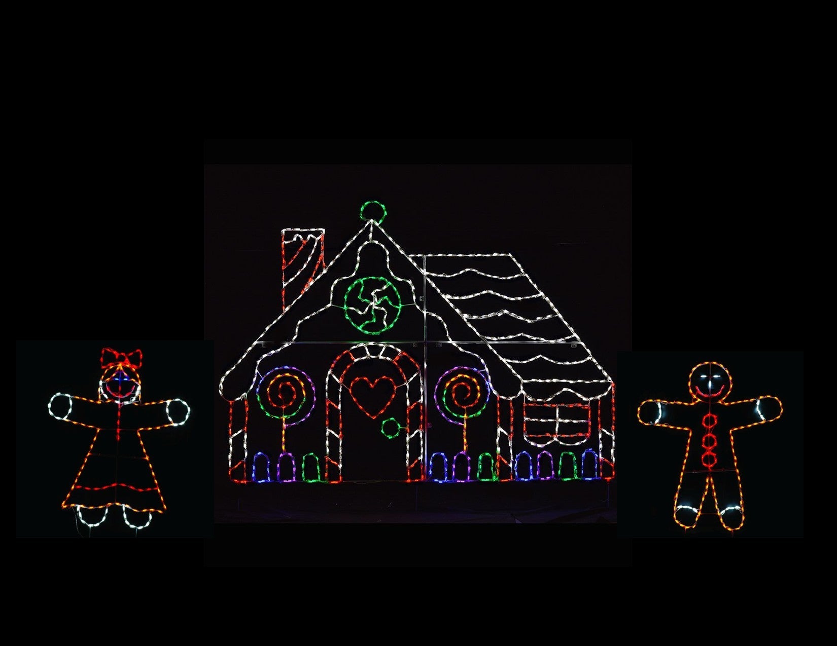 Gingerbread Boy, Girl and House