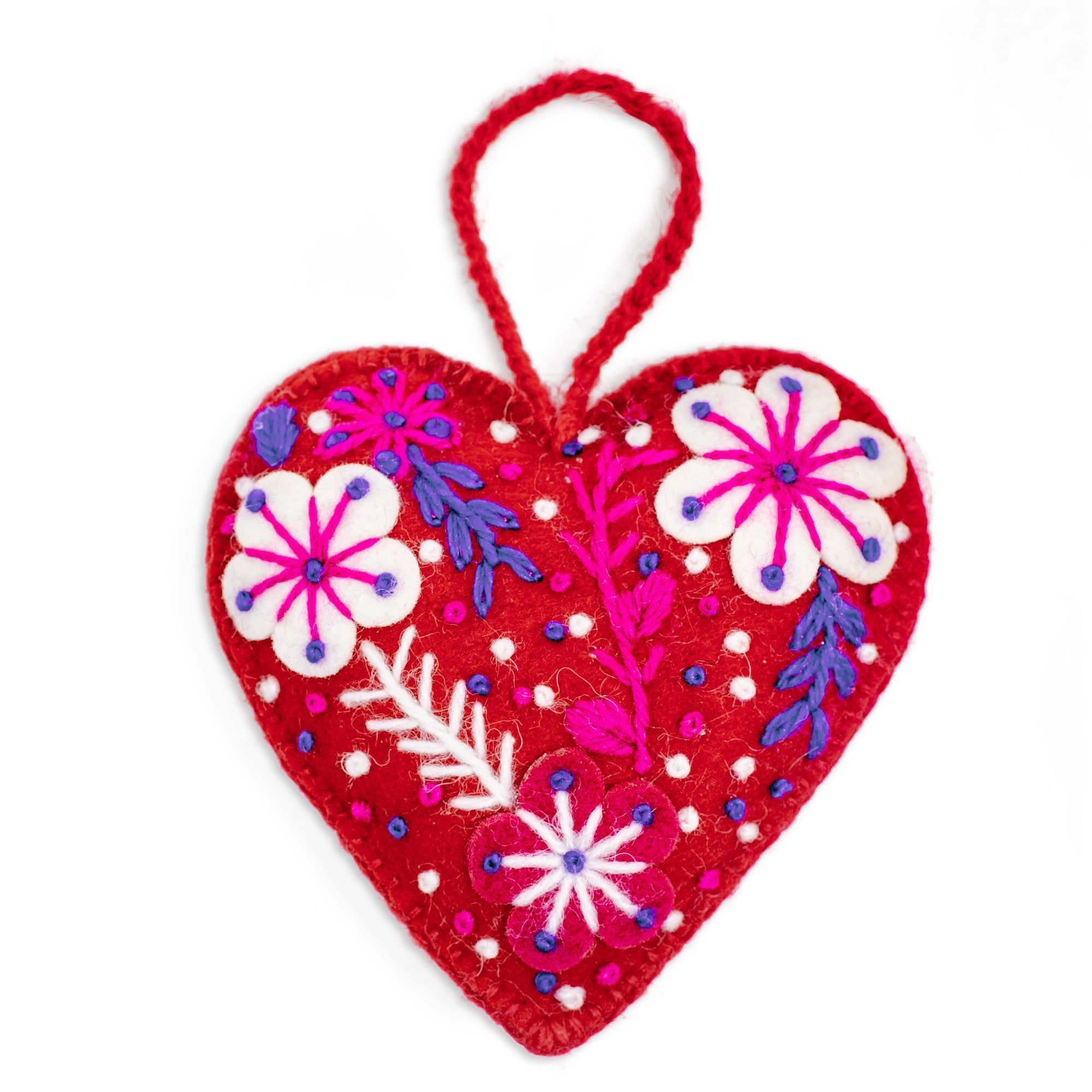 Embroidered Alphabet Ornaments