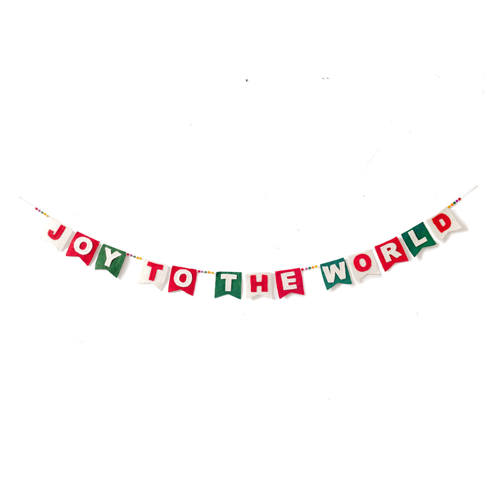 Joy to the World Garland
