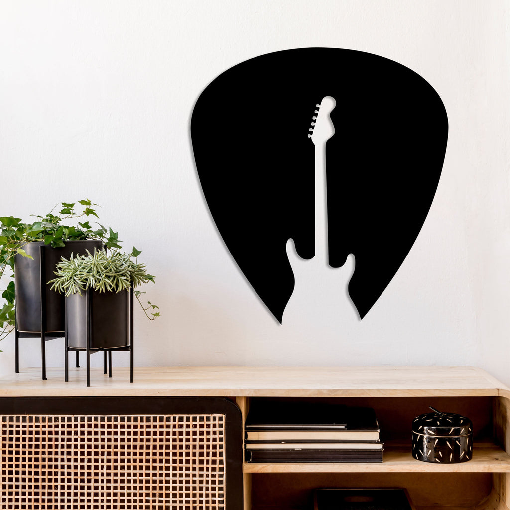 Guitar Pick - Metal Wall Art